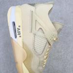 Air Jordan 4 x Off-White "Sail"