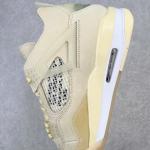 Air Jordan 4 x Off-White "Sail"