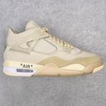 Air Jordan 4 x Off-White "Sail"